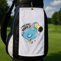 You Can Dodo It Funny Bird Motivational Golf Towel