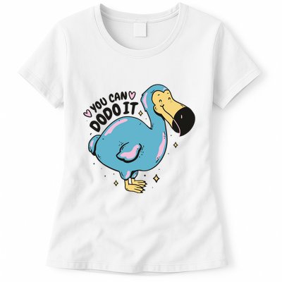You Can Dodo It Funny Bird Motivational Womens T-Shirt