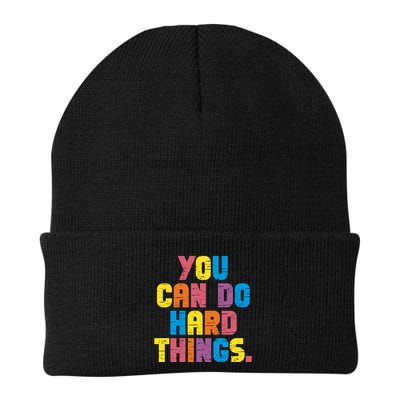 You Can Do Hard Things Motivational Quote Beanie