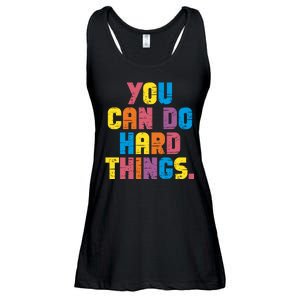 You Can Do Hard Things Motivational Quote Ladies Essential Flowy Tank