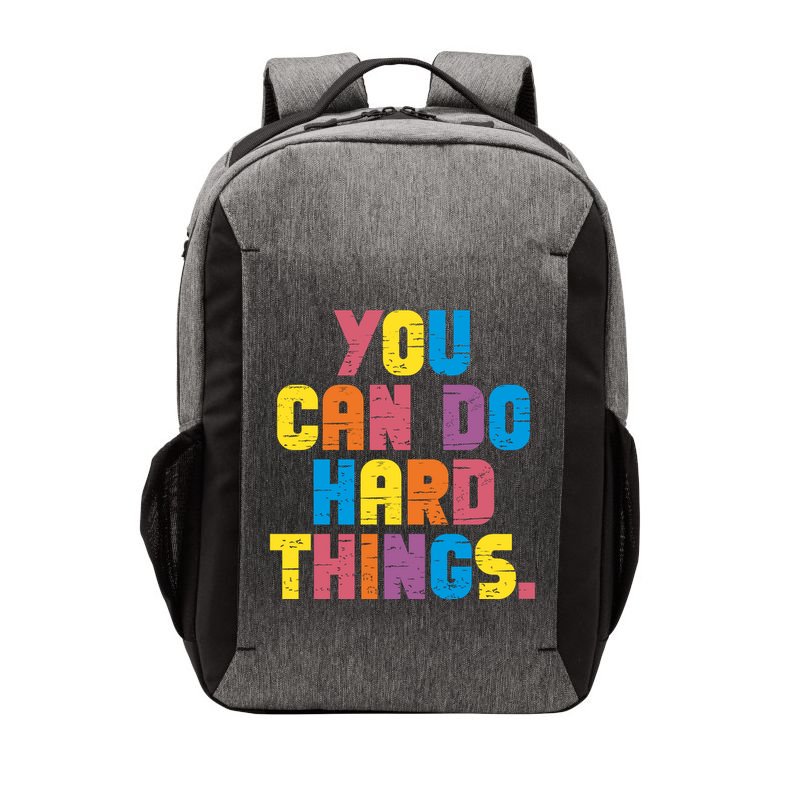 You Can Do Hard Things Motivational Quote Vector Backpack