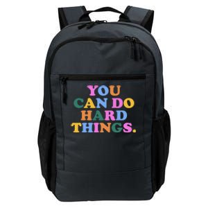 You Can Do Hard Things Motivational Colorful Quote Daily Commute Backpack