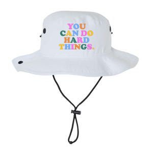 You Can Do Hard Things Motivational Colorful Quote Legacy Cool Fit Booney Bucket Hat