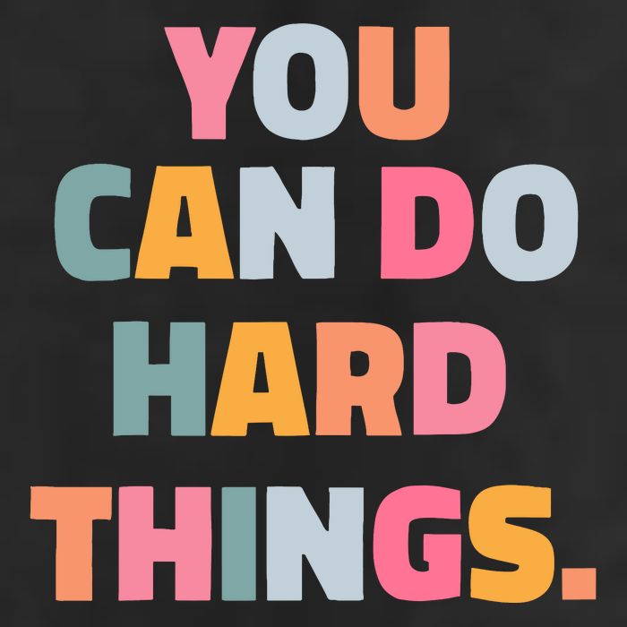 You Can Do Hard Things Cool Comfort Performance Bucket Hat