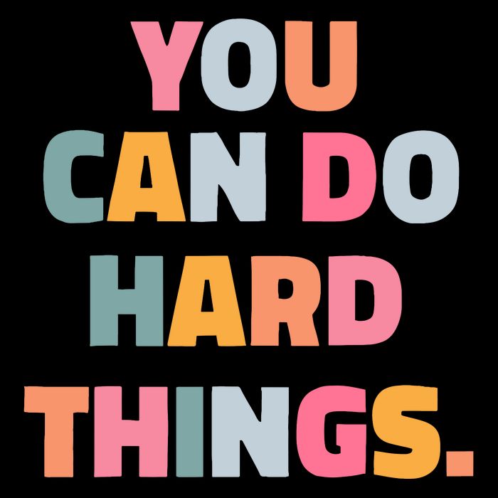 You Can Do Hard Things Sustainable Bucket Hat