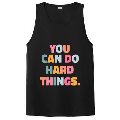 You Can Do Hard Things PosiCharge Competitor Tank