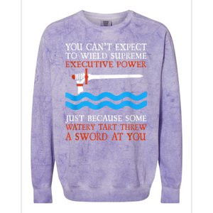 You Can’T Expect To Wield Supreme Power Funny Movie Lover Colorblast Crewneck Sweatshirt