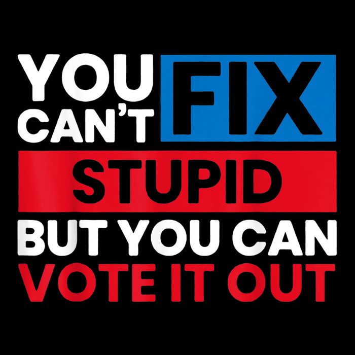 You Cant Fix Stupid But You Can Vote It Out Anti Biden Usa 16 in Basic Backpack