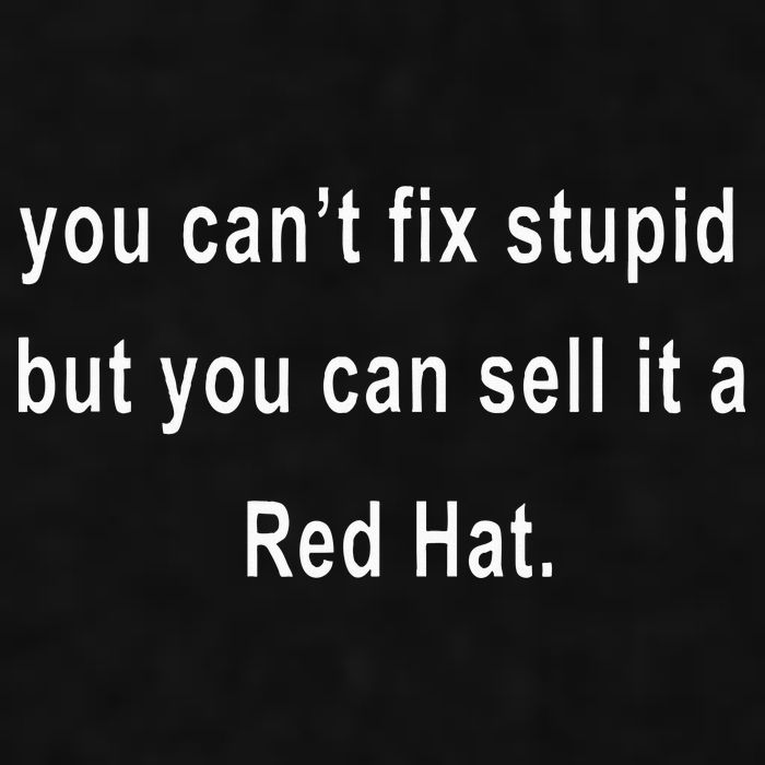 You CanT Fix Stupid But You Can Sell It A Red Hat Funny Ladies PosiCharge Tri-Blend Wicking Tank
