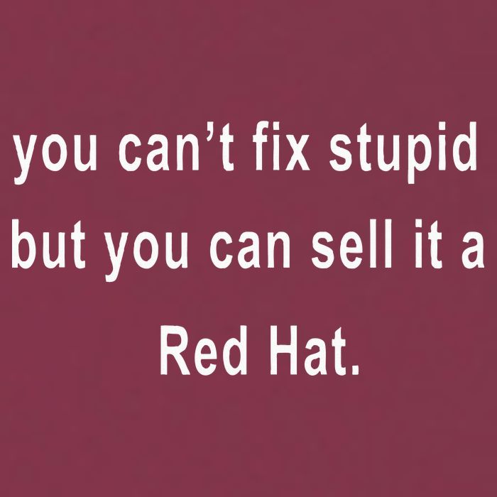 You CanT Fix Stupid But You Can Sell It A Red Hat Funny 16oz Travel Tumbler