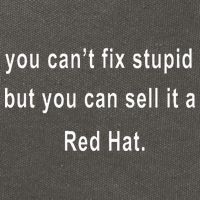 You CanT Fix Stupid But You Can Sell It A Red Hat Funny Cotton Canvas Backpack