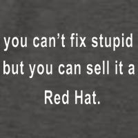 You CanT Fix Stupid But You Can Sell It A Red Hat Funny Vector Backpack