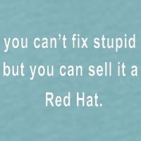 You CanT Fix Stupid But You Can Sell It A Red Hat Funny Sueded Cloud Jersey T-Shirt