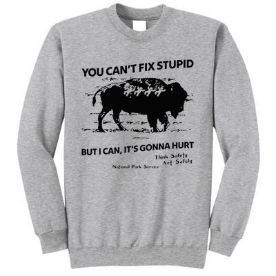 You Can’T Fix Stupid But I Can ItS Gonna Hurt Tall Sweatshirt