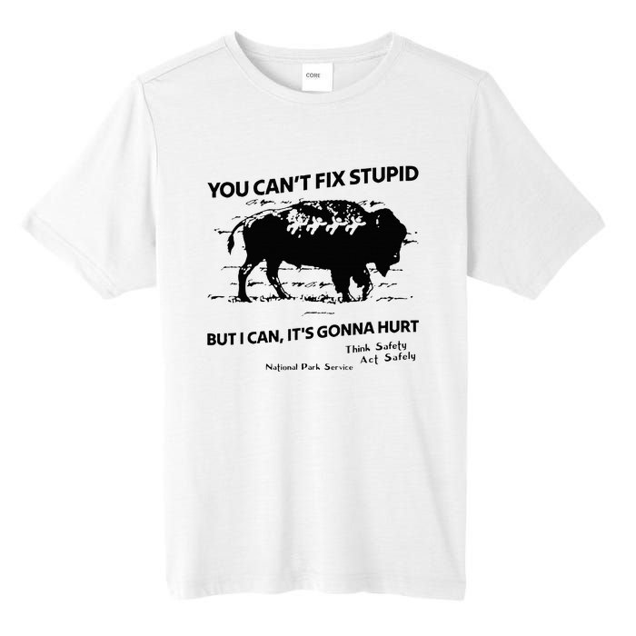 You Can’T Fix Stupid But I Can ItS Gonna Hurt Tall Fusion ChromaSoft Performance T-Shirt