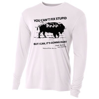 You Can’T Fix Stupid But I Can ItS Gonna Hurt Cooling Performance Long Sleeve Crew