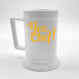 Yes Chef! Funny Novelty Cool Gift Beer Stein