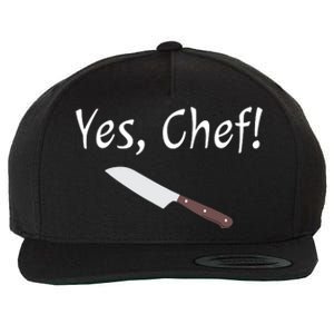 Yes Chef Funny Culinary Kitchen Cook Cooking Foodie Wool Snapback Cap