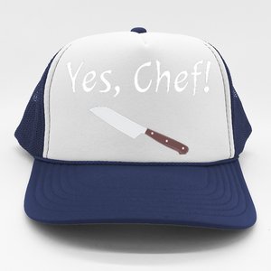 Yes Chef Funny Culinary Kitchen Cook Cooking Foodie Trucker Hat