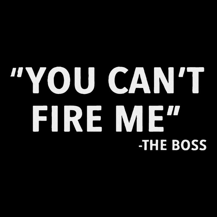 You CanT Fire Me The Boss Entrepreneur Impact Tech Backpack