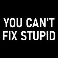 You CanT Fix Stupid Funny Sarcastic Jokes Family Flatbill Hat