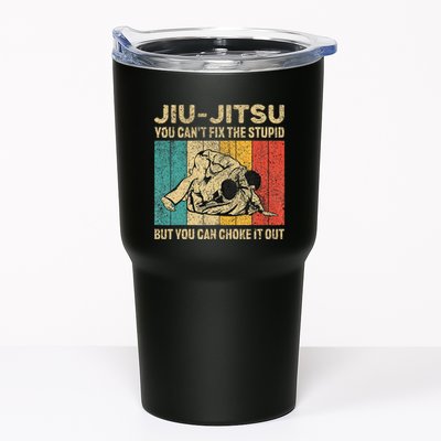 You Can't Fix The Stupid Fun Vintage Jiu Jitsu Tumbler
