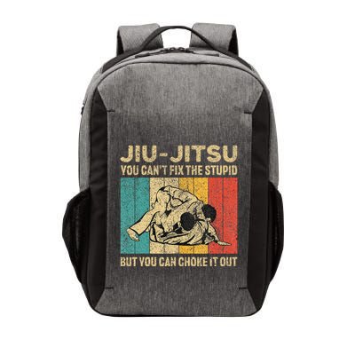 You Can't Fix The Stupid Fun Vintage Jiu Jitsu Vector Backpack