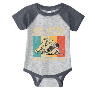 You Can't Fix The Stupid Fun Vintage Jiu Jitsu Infant Baby Jersey Bodysuit