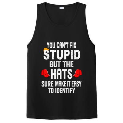 You CanT Fix Stupid But The Hats Sure Make It Easy PosiCharge Competitor Tank