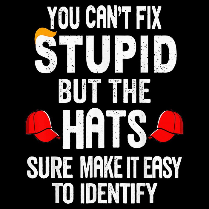You CanT Fix Stupid But The Hats Sure Make It Easy Tank Top