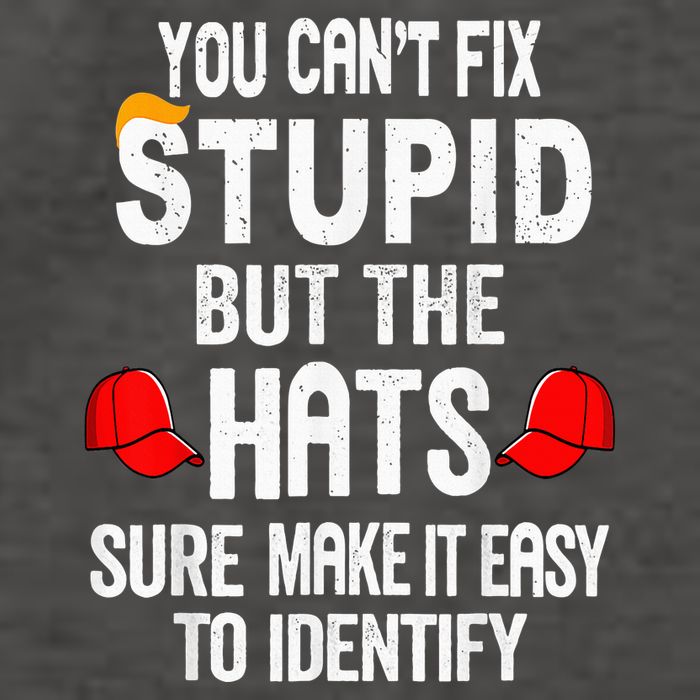 You CanT Fix Stupid But The Hats Sure Make It Easy Vector Backpack