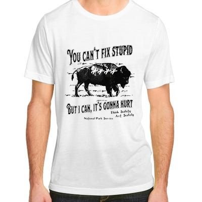 You Can’t Fix Stupid But I Can Its Gonna Hurt Adult ChromaSoft Performance T-Shirt