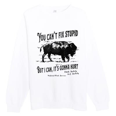 You Can’t Fix Stupid But I Can Its Gonna Hurt Premium Crewneck Sweatshirt