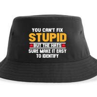 You CanT Fix Stupid But The Hats Sure Make It Easy Sustainable Bucket Hat