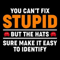 You CanT Fix Stupid But The Hats Sure Make It Easy Identify Flat Bill Trucker Hat