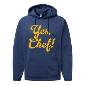 Yes Chef! Funny Novelty Cool Gift Performance Fleece Hoodie