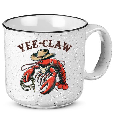 Yee Claw! Funny Crawfish Cajun Sea Festival 15oz Campfire Ceramic Mug
