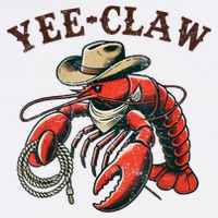 Yee Claw! Funny Crawfish Cajun Sea Festival Womens Tank Top