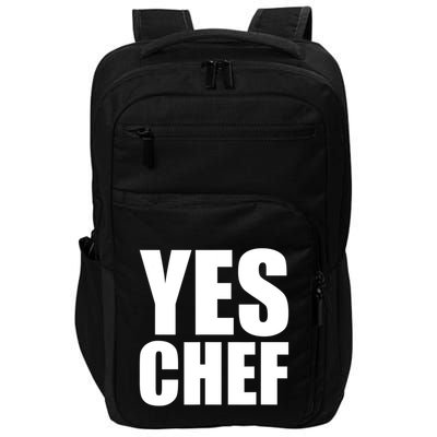Yes Chef Funny Chef Funny Cook Saying Kitchen Cooking Impact Tech Backpack