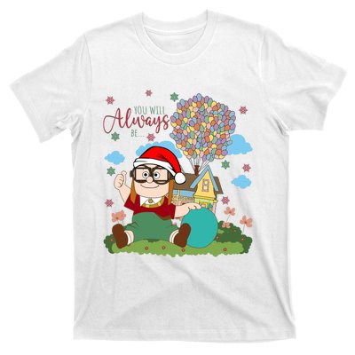 Young Carl Fredricksen You Will Alway Be Couple Christmas T-Shirt