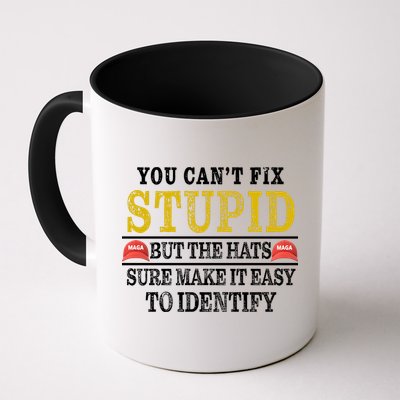 You Can't Fix Stupid But The Hats Sure Make It Easy To Identify Funny Mug