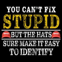You Can't Fix Stupid But The Hats Sure Make It Easy To Identify Funny 16 in Basic Backpack