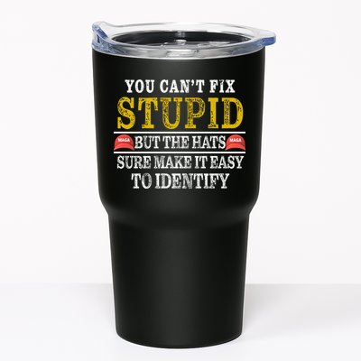 You Can't Fix Stupid But The Hats Sure Make It Easy To Identify Funny Tumbler