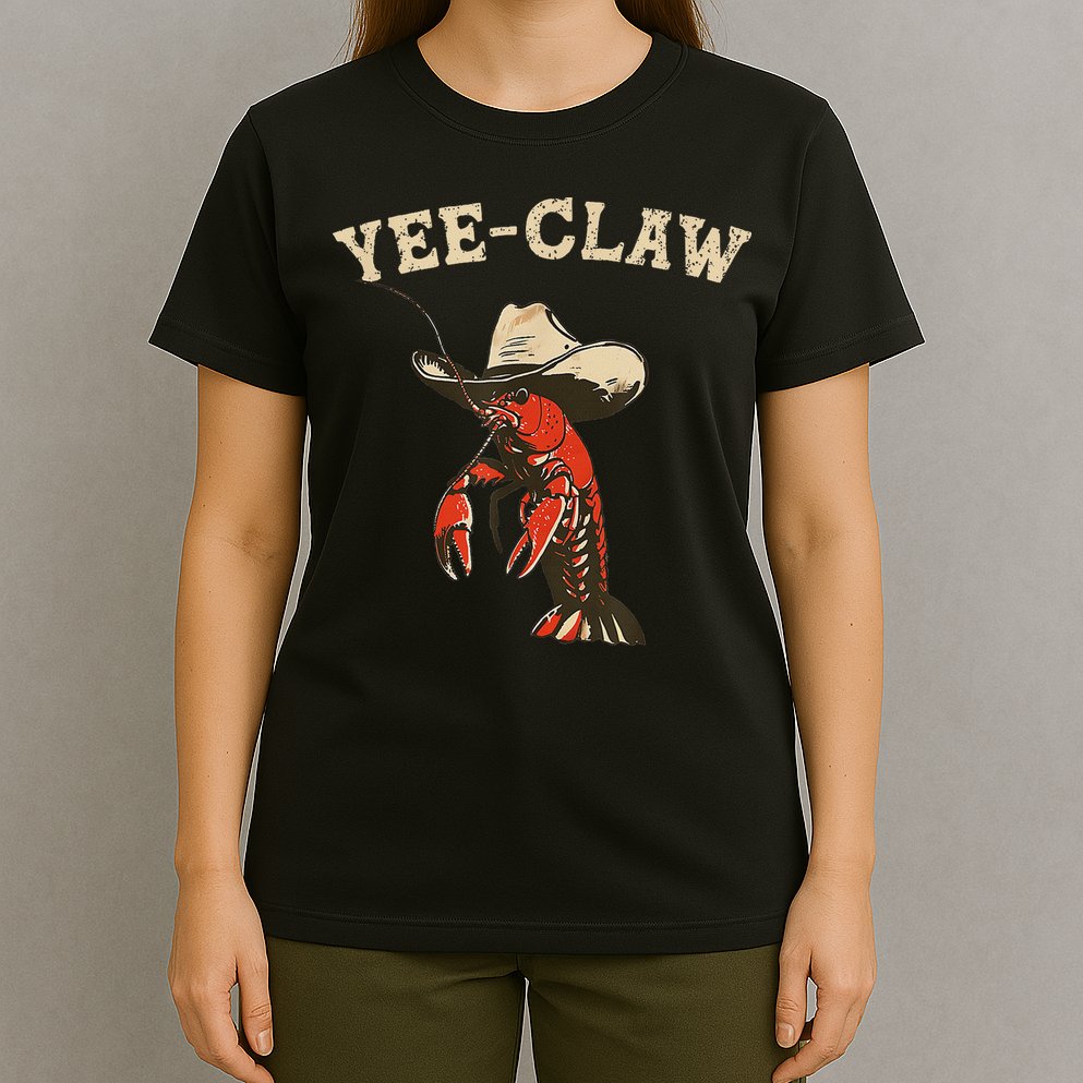 Yee Claw! Funny Crawfish Cajun Seafood Festival T-Shirt