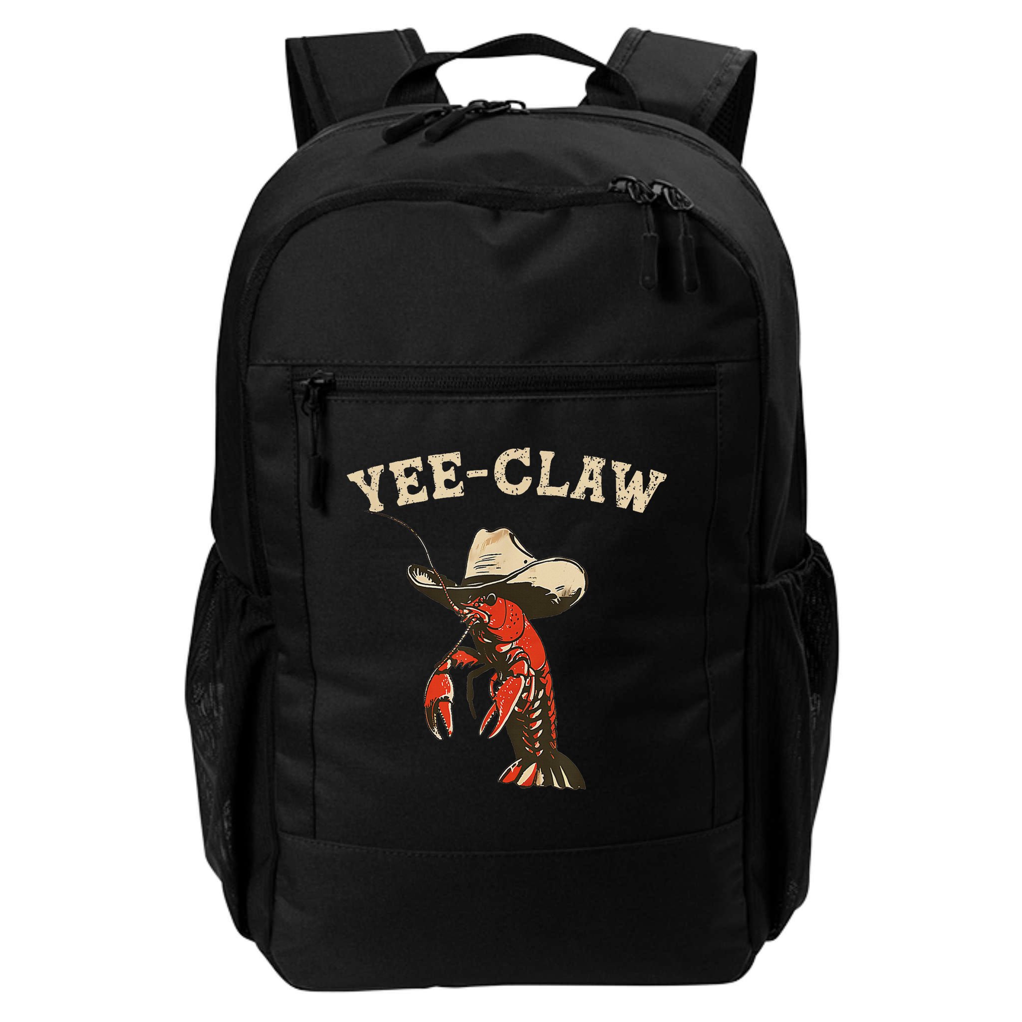 Yee Claw! Funny Crawfish Cajun Seafood Festival Backpack
