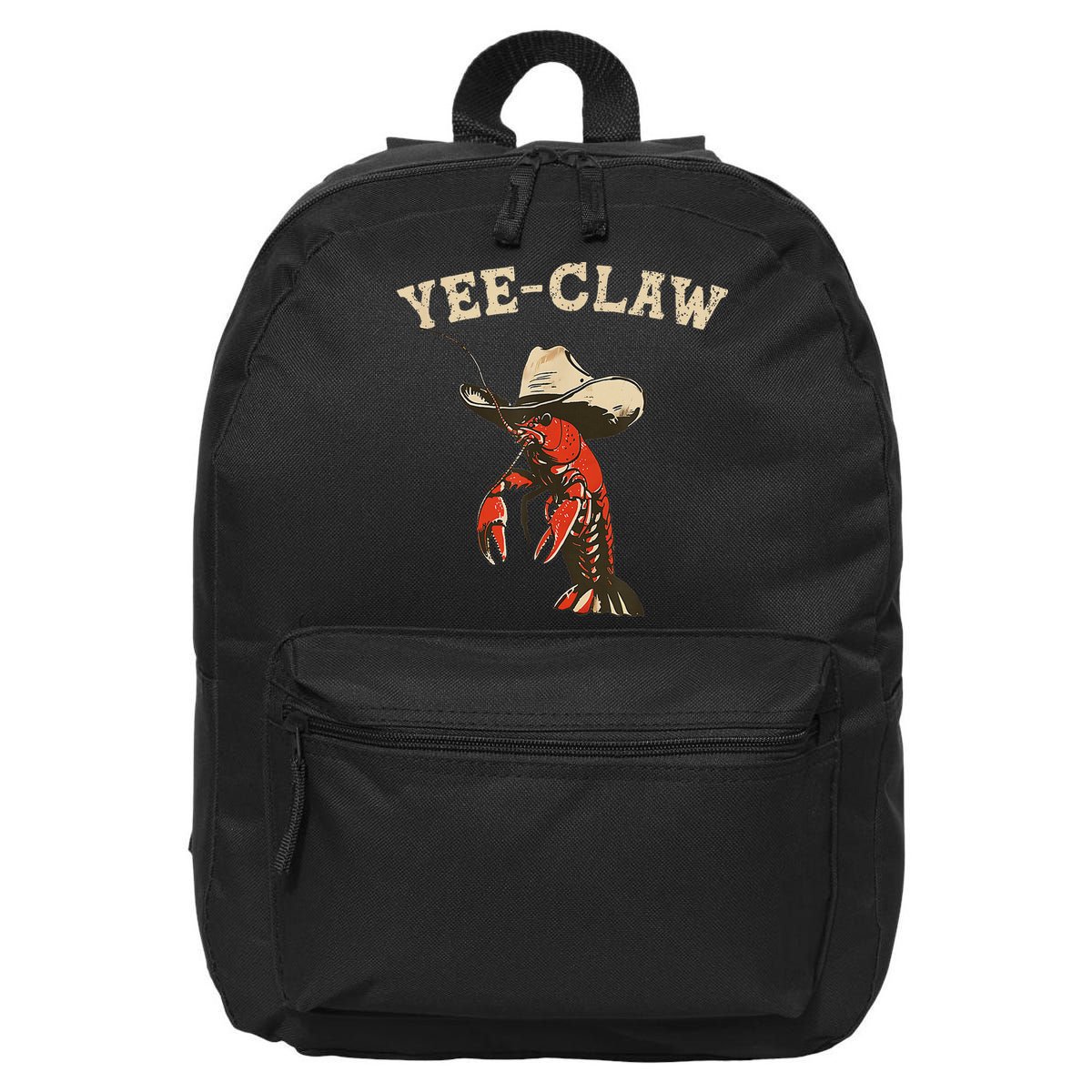Yee Claw! Funny Crawfish Cajun Seafood Festival 16 in Basic Backpack