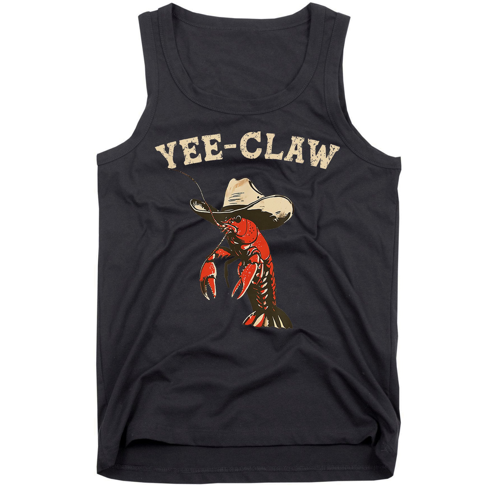 Yee Claw! Funny Crawfish Cajun Seafood Festival Tank Top