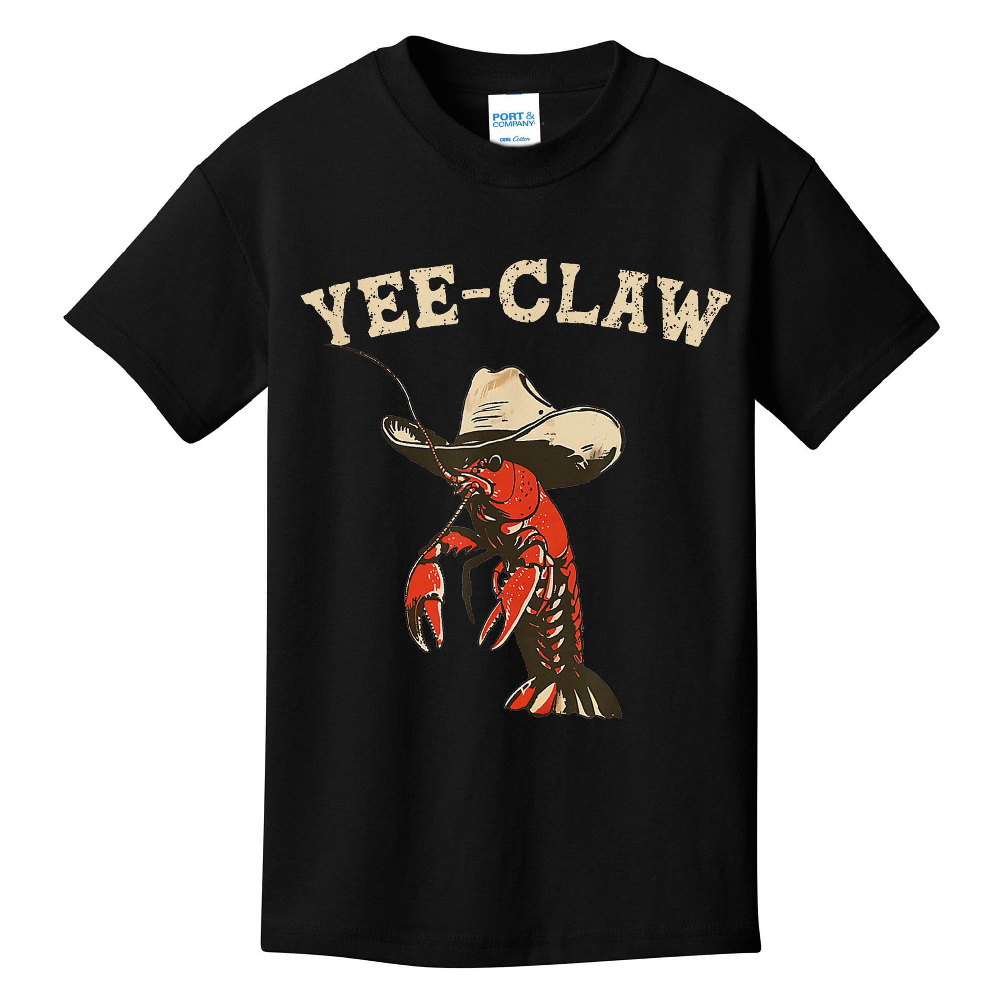 Yee Claw! Funny Crawfish Cajun Seafood Festival Kids T-Shirt