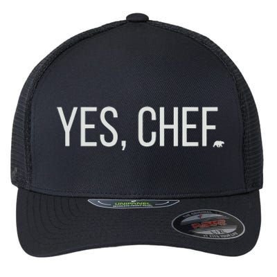 Yes Chef Foodie Carmy The Bear Flexfit Unipanel Trucker Cap