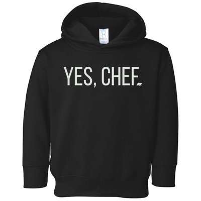 Yes Chef Foodie Carmy The Bear Toddler Hoodie